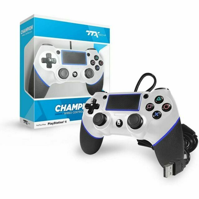 Buy TTX Tech Champion Wired Controller for PS4 - White/Black