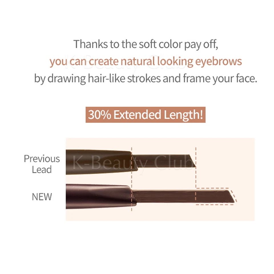 Etude House Drawing Eye Brow 0.25g Tattoo Pen Pencil Marker 7 Color [US Seller] - Image 3 of 3