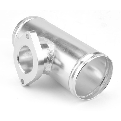 Blue Adjustable Type RS Blow Off Valve + 2.5" Aluminum Flange Pipe BOV Adapter - Picture 11 of 14