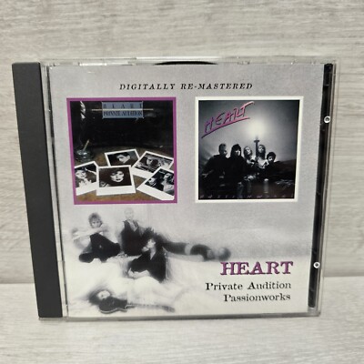 Heart - Private Audition / Passionworks Double Album BGO Remastered 2009 Scarce