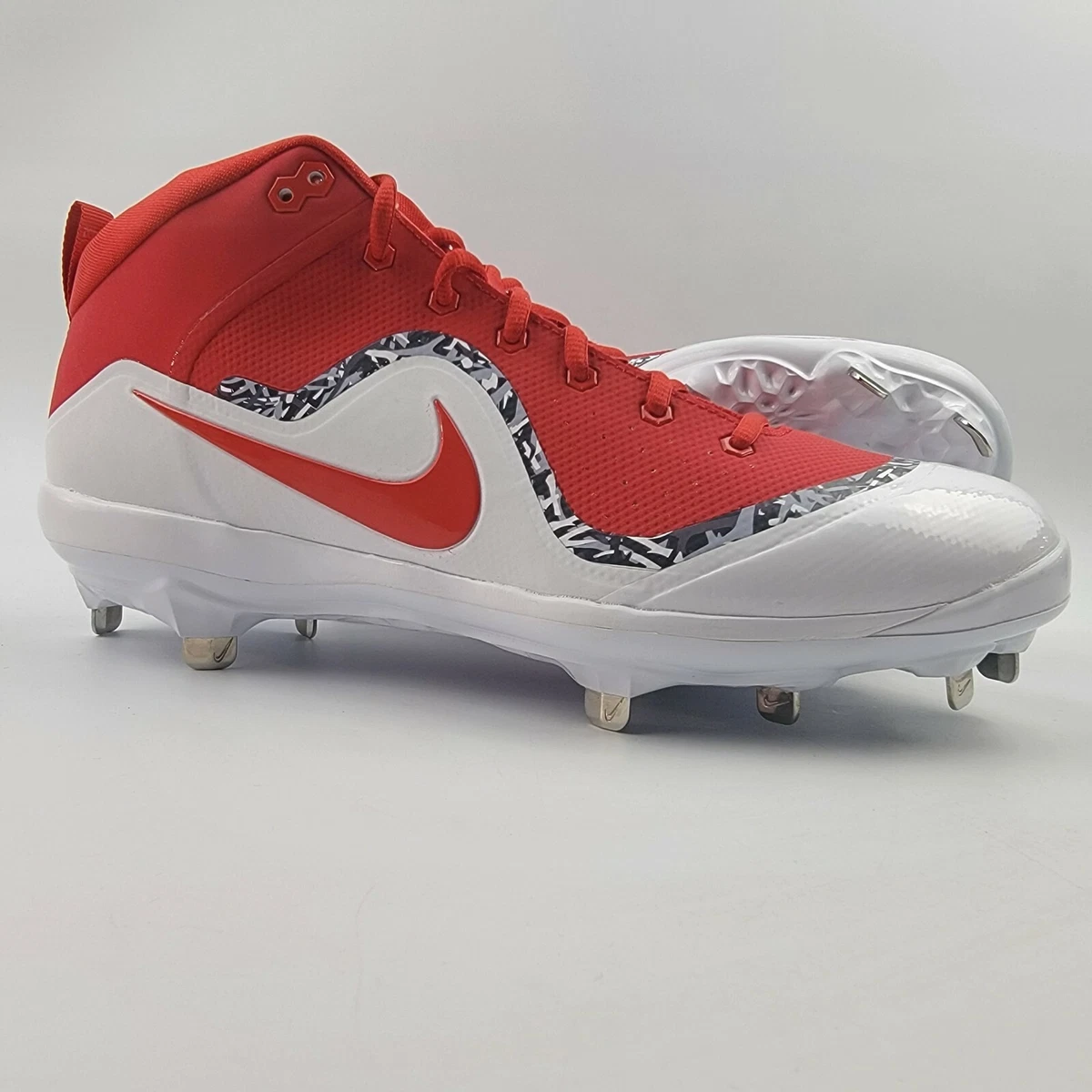 Nike Force Air Mike Trout 4 Pro Baseball Cleats Red White 917920-668 Mens 12