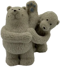 Mr. Sandman Polar Bears Dancing Sand Sculpture Vintage Canadian Home Collectible