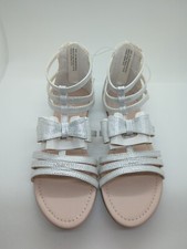 CHILDREN'S PLACE GIRLS SANDALS With Bow and Zipper Size 3 NWT NEW Gladiator Type