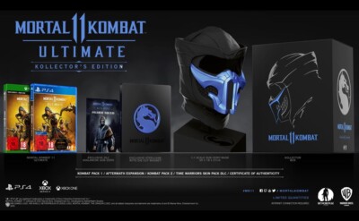 Mortal Kombat XI 11 Limited Kollectors Edition Sub Zero Büste Maske PS4 NEU OVP