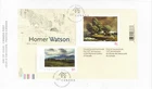 W CANADA 2110 FDC HOMER WATSON PAINTINGS SOUVENIR SHEET FIRST DAY COVER