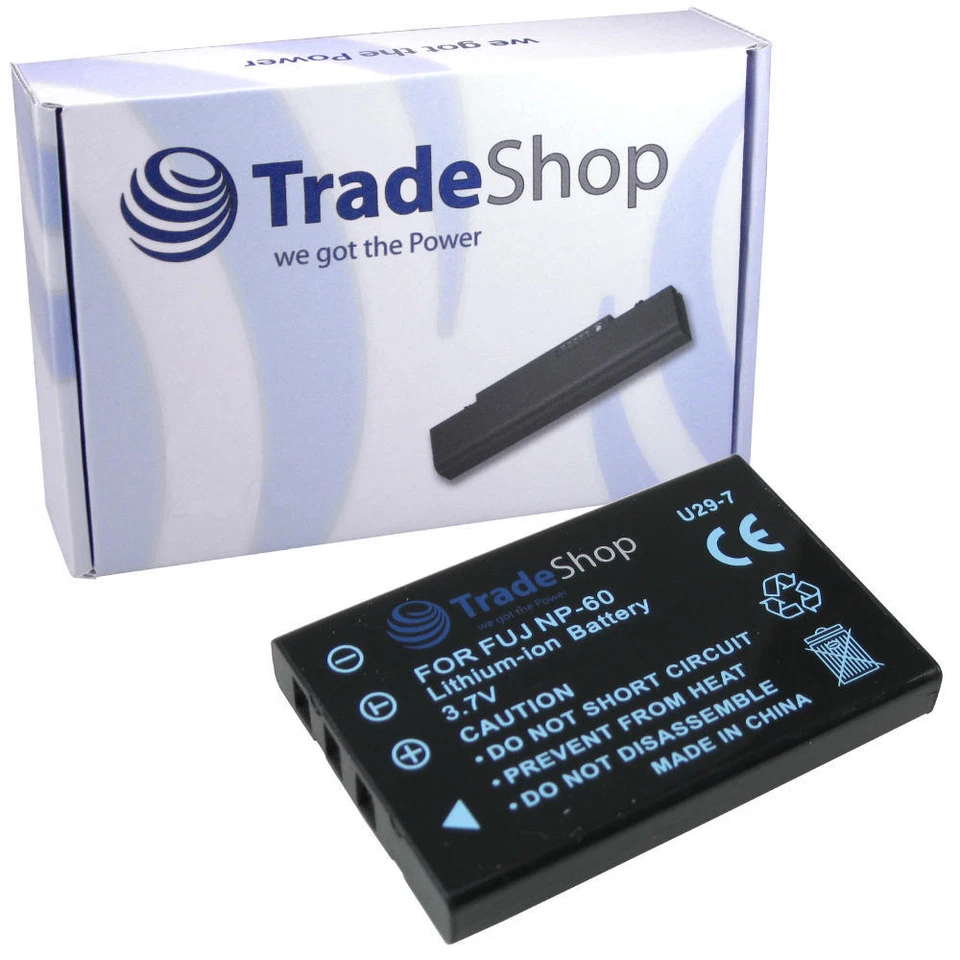TRADE-SHOP Batteria 1400 mAh per Pentax Optio 330 430 330RS 430RS 450 550 555_D-LI2