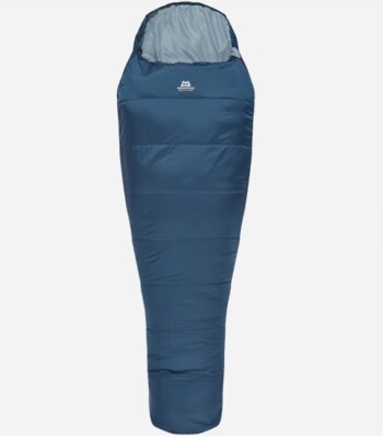 Mountain Equipment Lunar Micro Denim Blue Sleeping Bag Regular Left Side Zipper 