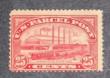 Travelstamps : 1912-1913 U. S. Stamps, Parcel Post, Scott Q9, Mint MNH OG