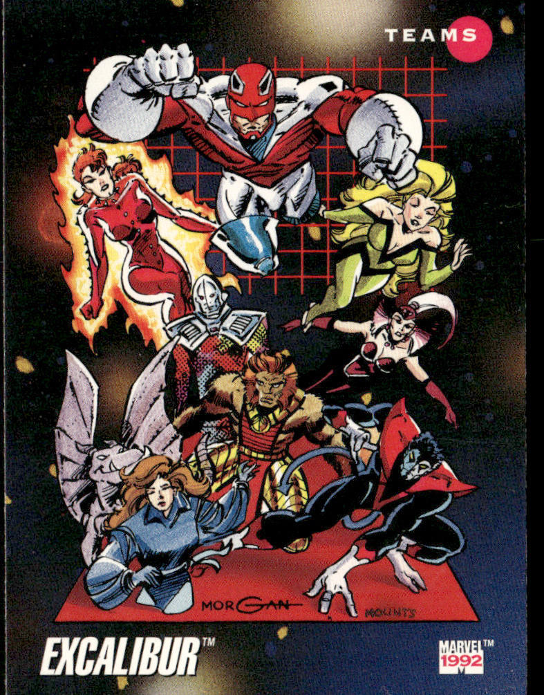 Excalibur 1992 Impel Marvel Universe #180