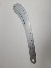 Ai Art Institutes VARY FORM CURVE RULE Sewing Ruler 18" Aluminum 1/8" SHIP FREE