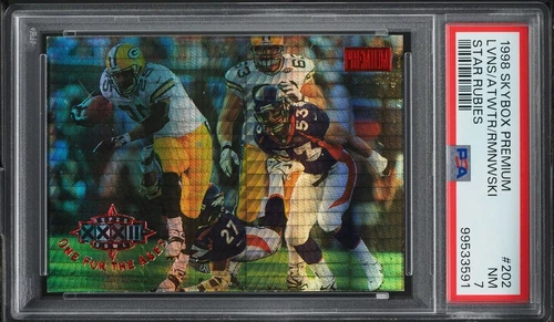 1998 Skybox Premium #202 Star Rubies /50 Levens Atwater Romanowski PSA 7 (POP 1)