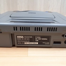 Sega Saturn Console with 5 games Virtua Stick & Virtua Gun controller Japan Gray