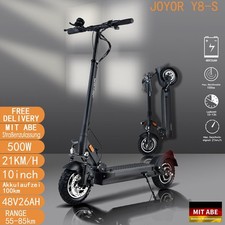 Joyor Y8-S 500W E-Scooter mit Straßenzulassung 48V 26Ah 100km Reichweite …