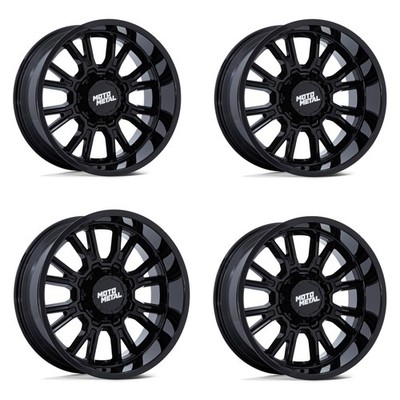 Set 4 Moto Metal MO810 Legacy 18x9 8x6.5 Gloss Black Wheels 18'' 1mm Rims