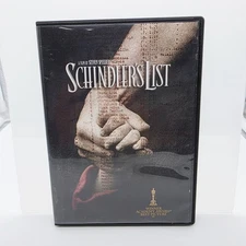 Schindler's List DVD 1993 Steven Spielberg Liam Neeson Best Picture