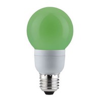Paulmann Energiesparlampe Mini Globe G60 5W = 25W E27 230V 370Lm GrüN