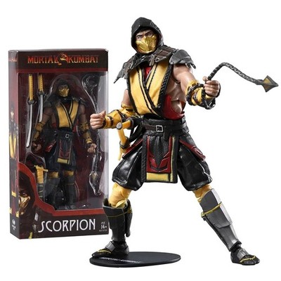Mortal Kombat Scorpion 7'' Gelenk Actionfigur Sammlerstück mit Zubehör