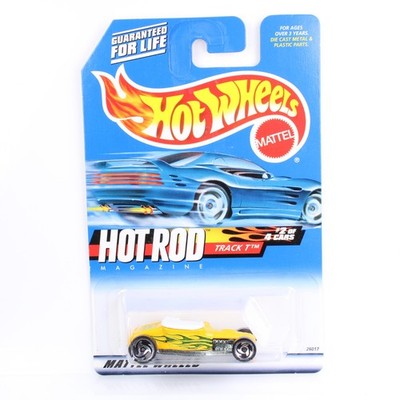 Hot Wheels 2000 - BLUE CARD COLLECTOR  - TRACK T - HOT ROD MAGAZINE