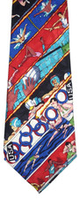 NICOLE MILLER USA SUMMER OLYMPIC GAMES NECTIE TIE VINTAGE