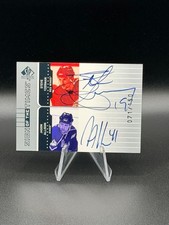 STEVE YZERMAN JASON ALLISON 2001-02 SP Authentic SOTT Dual Autographs 071/150