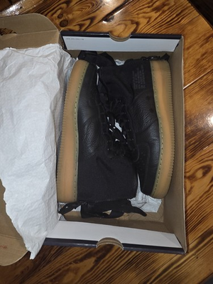 #ad Nike SF Air Force 1 Mid Rise Black Gum Urban Utility Boot Size 11 $60.00