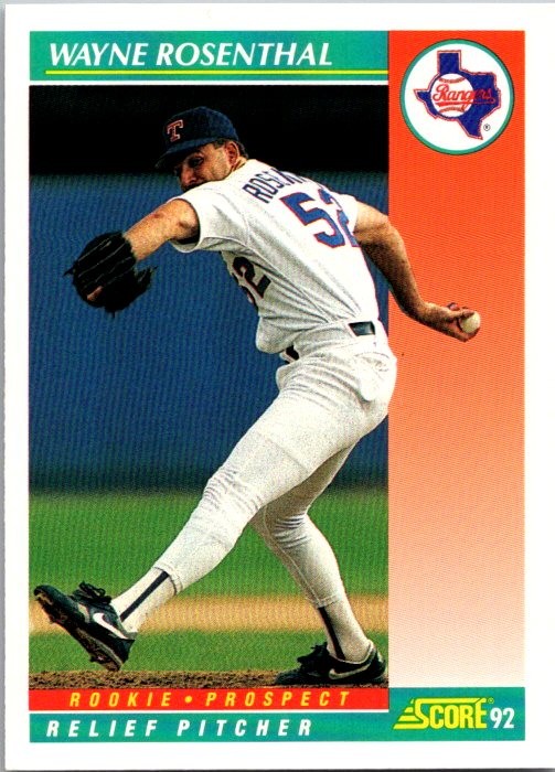 1992 Score #749b Wayne Rosenthal