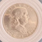 1960 P FRANKLIN HALF Dollar US Mint Silver .50c Coin 0.9 Fine SILVER AU+ COIN