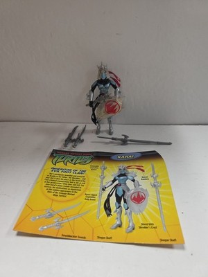 Teenage Mutant Ninja Turtles TMNT KARAI NEAR Complete Action Figure 2005 W/ Card