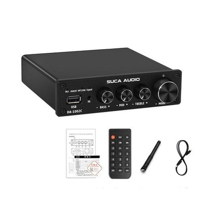 SUCA AUDIO DA-1002C Hifi Digital Power Amplifier 100Wx2   5.0 DAC ot25 *lh