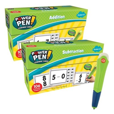 Teacher Created Resources Power Pen Learning Math Quiz Cards - Addition,