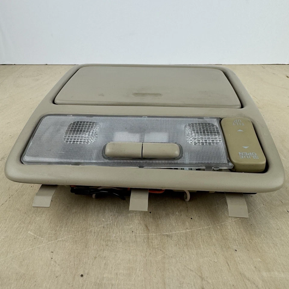 2000-2004 Toyota Avalon Overhead Console Dome Light Sunroof Switch OEM Tan - Image 4 of 4