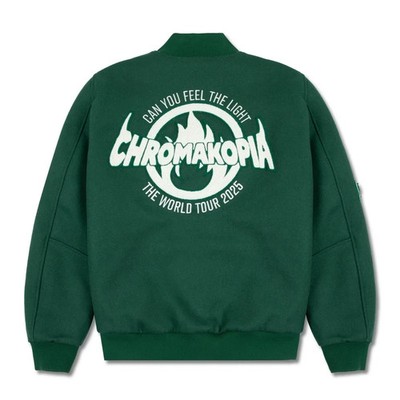 Tyler The Creator Chromakopia Tour Green Varsity Jacket – Inspired