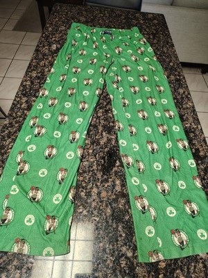 Boston Celtics All Over Print Soft Lounge Pants Size Medium 32/34 UNK NBA