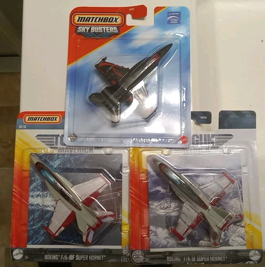 Matchbox Sky Busters - BOEING F/A-18 & 18F SUPER HORNET - Lot of 3 - Image 2 of 2