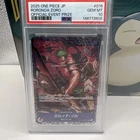 PSA 10 Roronoa Zoro ST21-015 Flagship Battle 2025 Top 8 Prize Japanese ONE PIECE