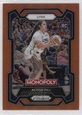 2024 Panini Prizm Monopoly WNBA Orange 54/124 Alissa Pili #72 Rookie RC 06oc