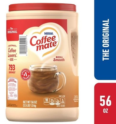 Nestle Coffee Mate, Original, Non Dairy Powdered Coffee Creamer, 56Oz JUMBO Pack