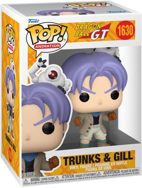 Gadget -D- Dragon Ball Gt: Funko Pop! Animation - Trunks & Gill (Vinyl Figure 16-image