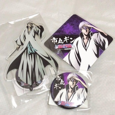 BLEACH Gin Ichimaru Web Kuji Eclipse Soul Acrylic Stand 3 Pc Set
