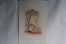 Rococo Style Canopy Bed Decoration Print (69963)