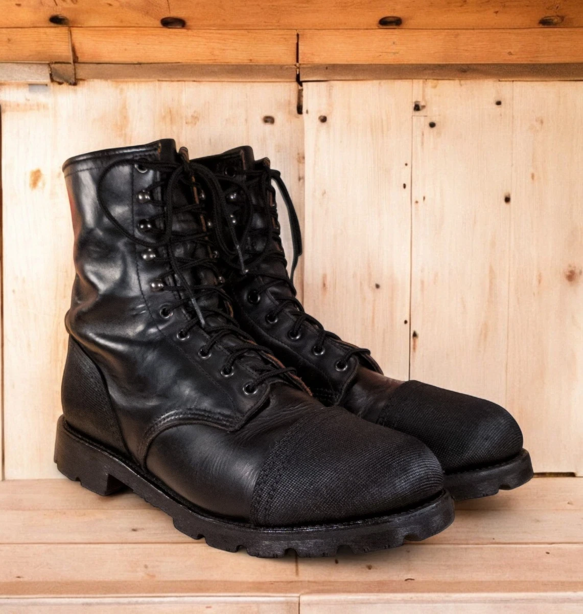 Bottes Red Wing Heritage 8122 Ironsmith - Taille 9D (fait Grand) - Cuir Noir - Neuf Avec Boîte
