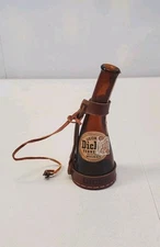 Vintage George Dickel Tennessee Whiskey Bottle Leather Harness Souvenir Empty