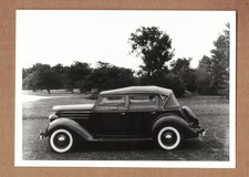Vintage 5x7 Photo Of A 1935 Ford Model 48 Deluxe Convertible Sedan
