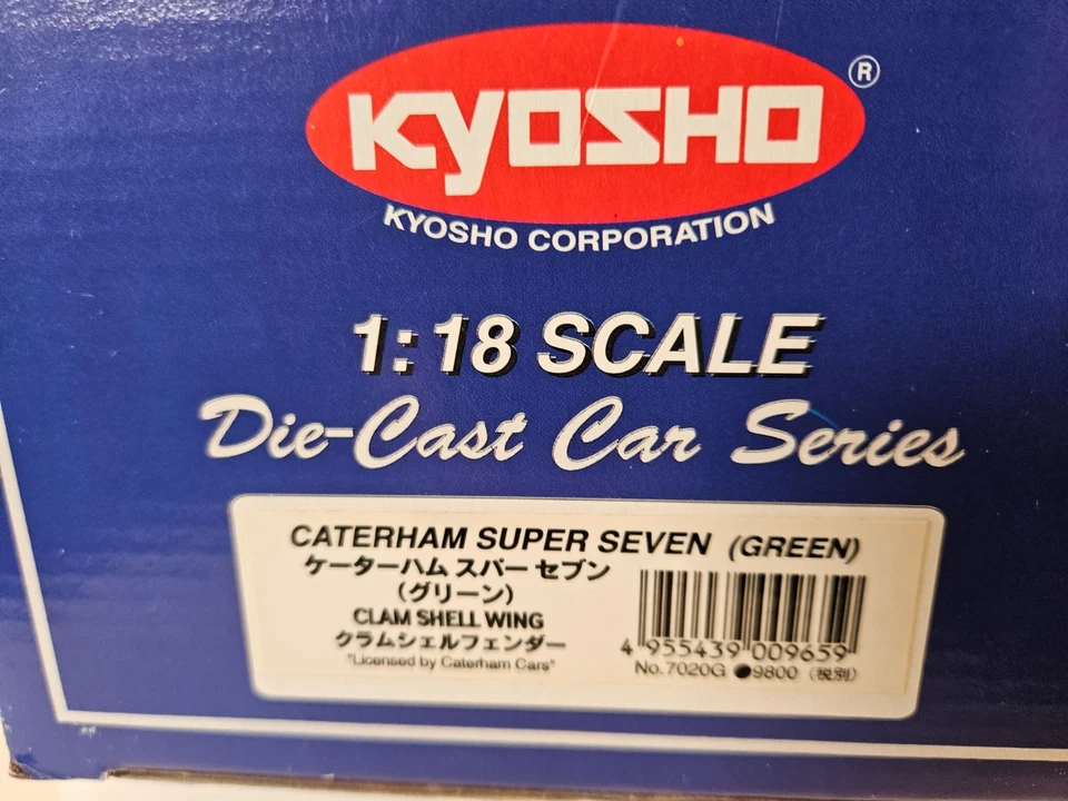 Kyosho Caterham Super Seven (Green) 1/18 Scale Diecast - Image 2 of 4