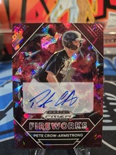 2020 Prizm Draft Picks Pete Crow-Armstrong Auto Burgundy Cracked Ice #12/12 Cubs