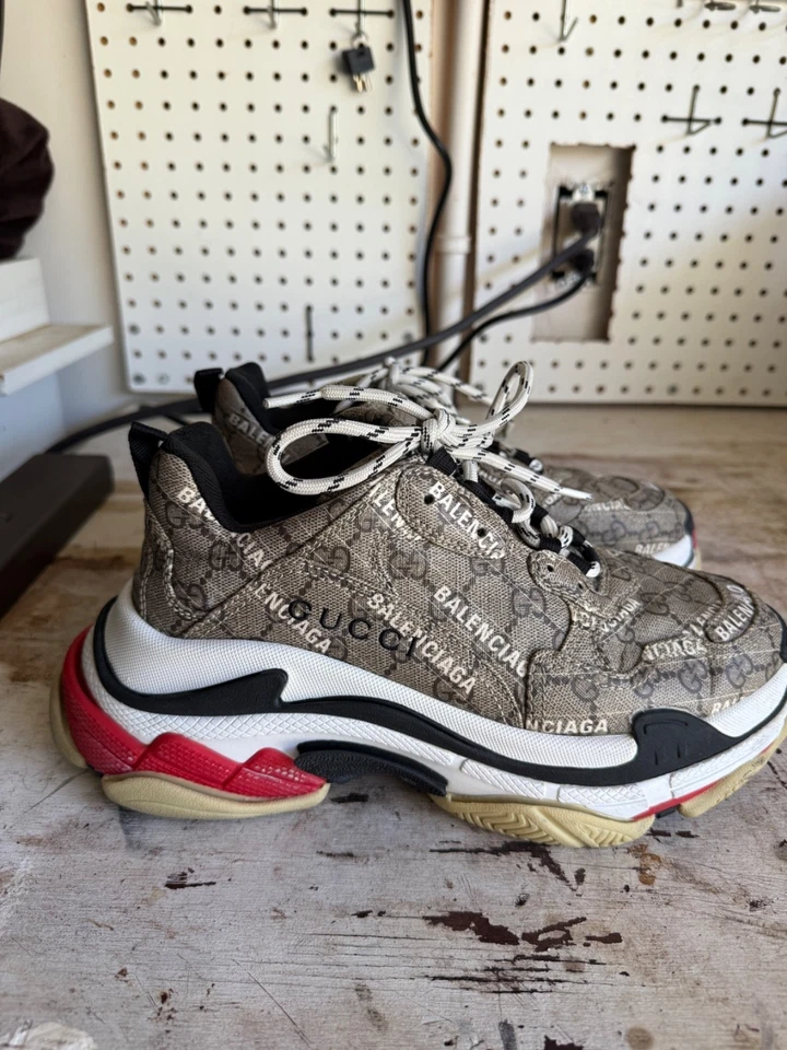 Zapatilla deportiva Balenciaga x Gucci Hacker Collab Triple S para mujer talla 40 *sin plantillas* Foto 2 de 4