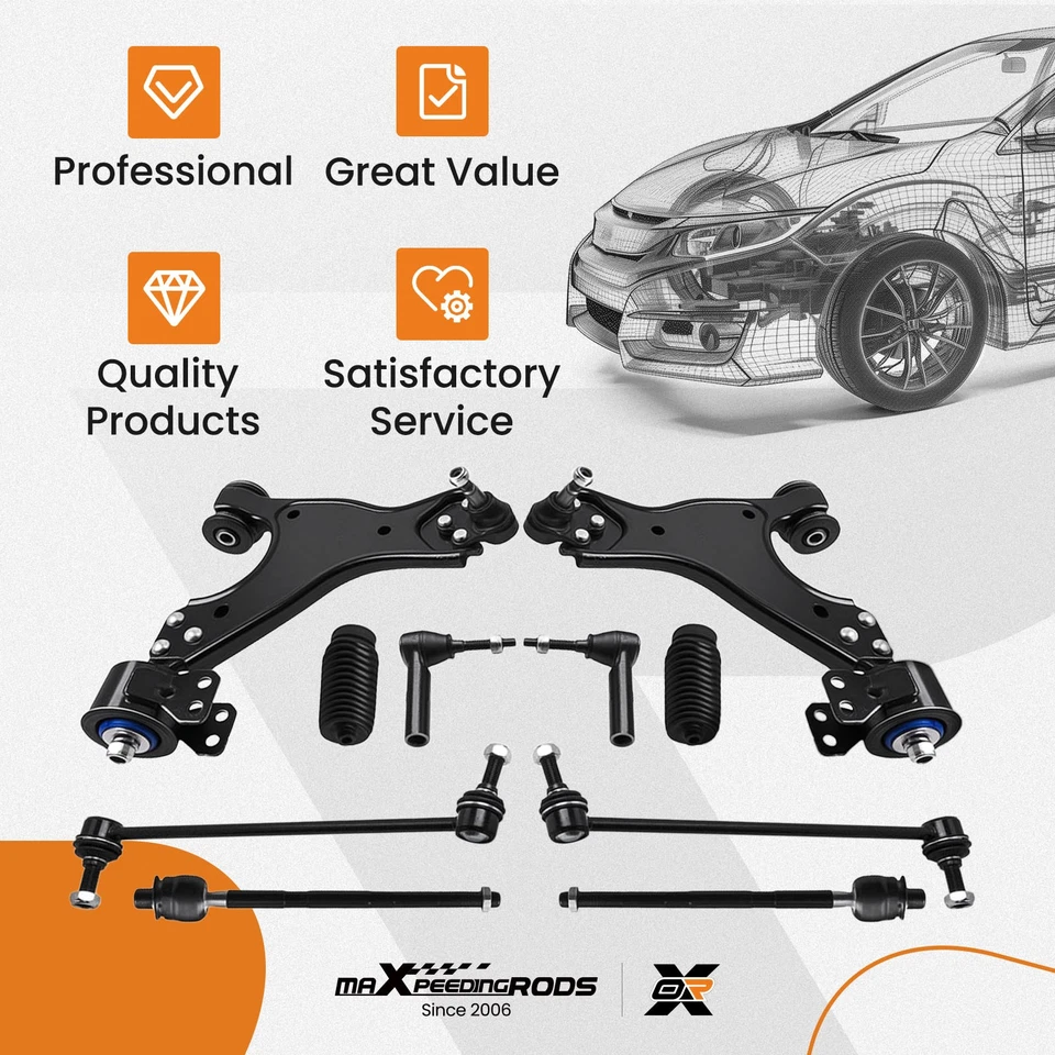 Brazos de control inferiores de suspensión delantera para GMC Acadia Traverse Enclave 2007-2017 Foto 4 de 4