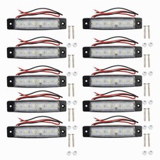 10Pack Marine Boat LED Deck Courtesy Lights Waterproof White Stern Transom Light