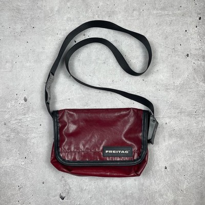 Freitag Recycled Red Crossbody Messenger Shoulder Bag | eBay
