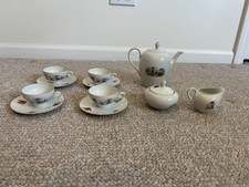 Rieber Bavarian vintage children's tea set Woodland Creatures